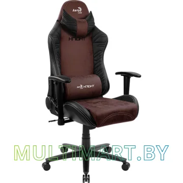 Кресло компьютерное AeroCool Knight Burgundy Red (черный/красный)